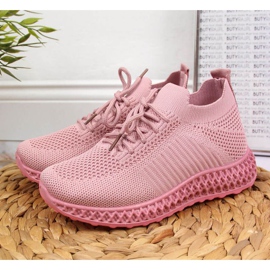 Scarpe sportive in tessuto News Jr EVE338B rosa 2