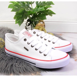 Sneakers in tessuto Cross Jeans W JJ2R4009C bianche bianco 2