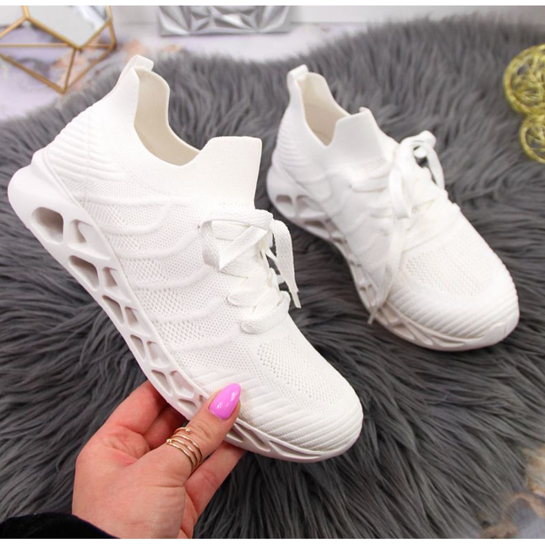 McKeylor W JAN84B scarpe sportive bianche bianco 1