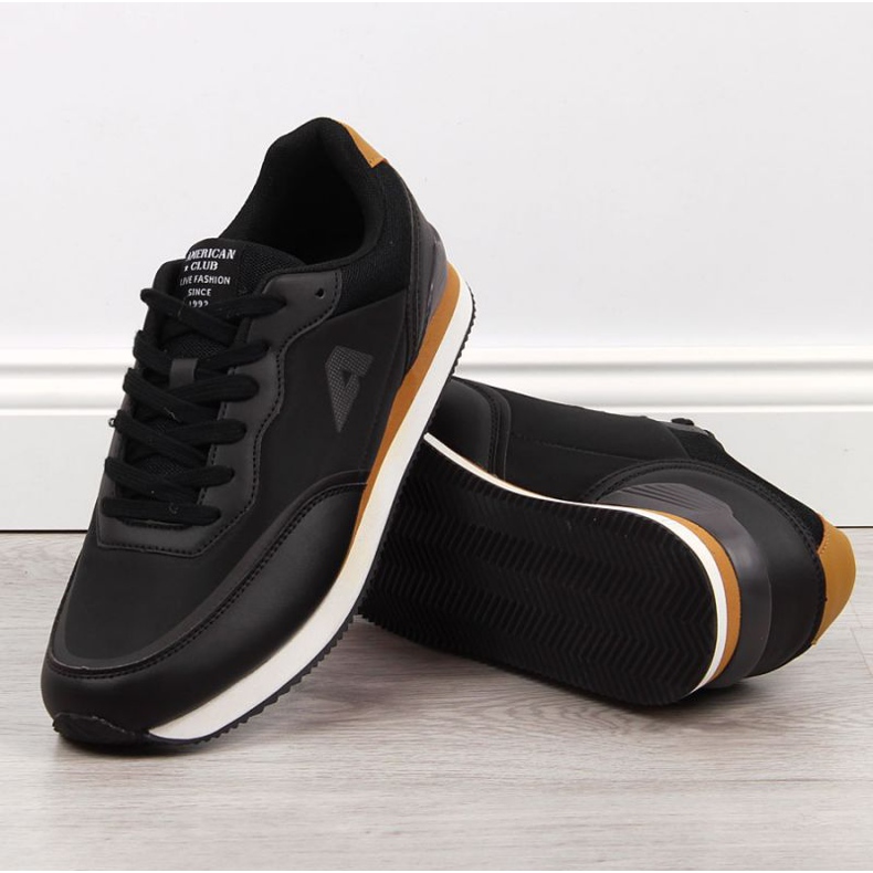 American Club M AM787 scarpe sportive nere nero 2