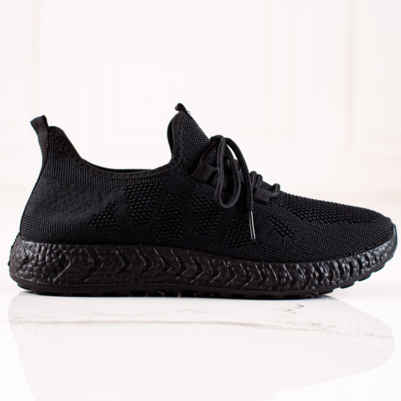 TRENDI Scarpe sportive leggere nero 1