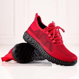 TRENDI Scarpe sportive leggere rosso 1
