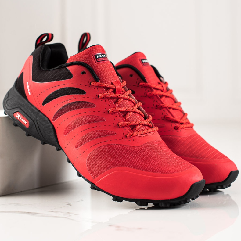 Scarpe da trekking I-CAX rosso 1