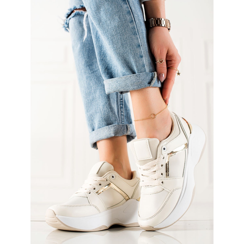 Diamantique Scarpe da ginnastica beige 1