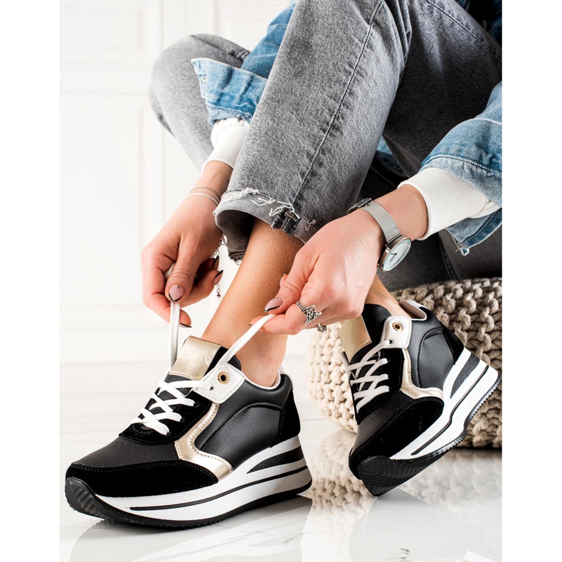 TRENDI Scarpe da ginnastica alla moda nero 1