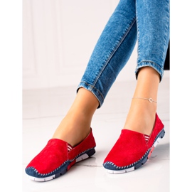 ARTIKER Slipon in pelle rosso 1