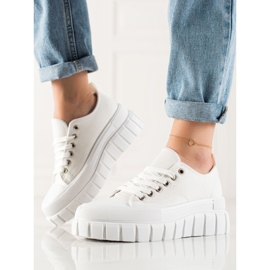 W. Potocki Scarpe Da Ginnastica Sulla Piattaforma Potocki bianco 2