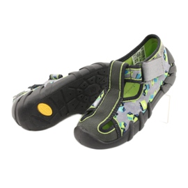 Scarpe per bambini Befado 190P094 grigio verde 3
