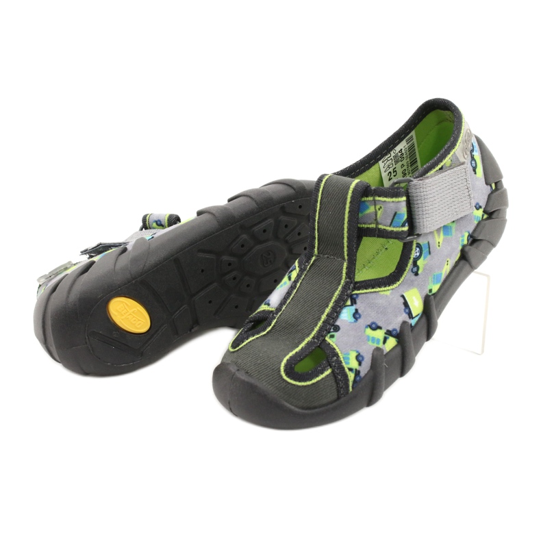 Scarpe per bambini Befado 190P094 grigio verde 3