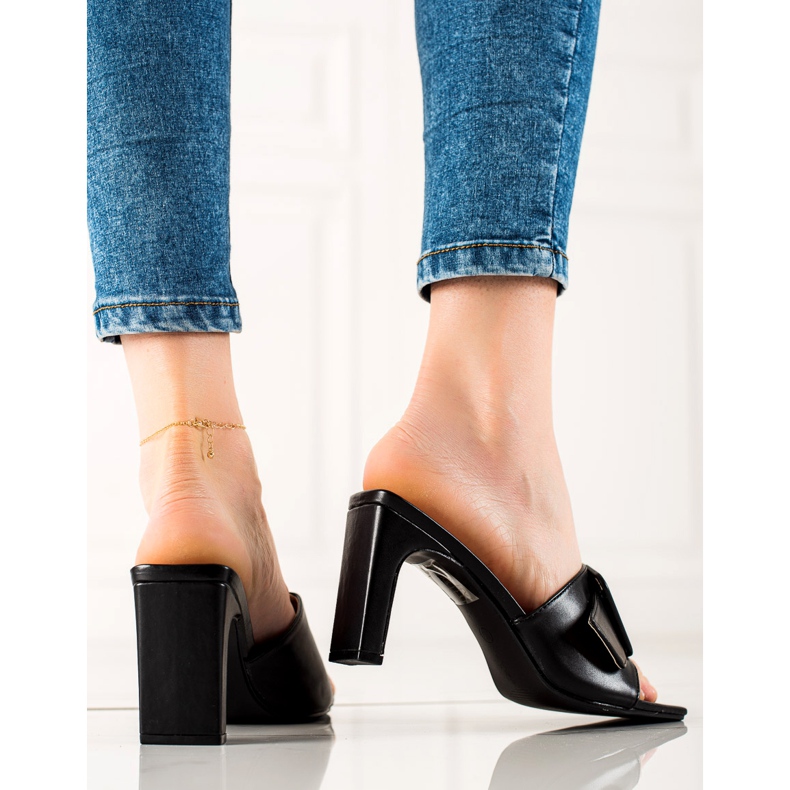 Sandali con tacco Vinceza nero 2