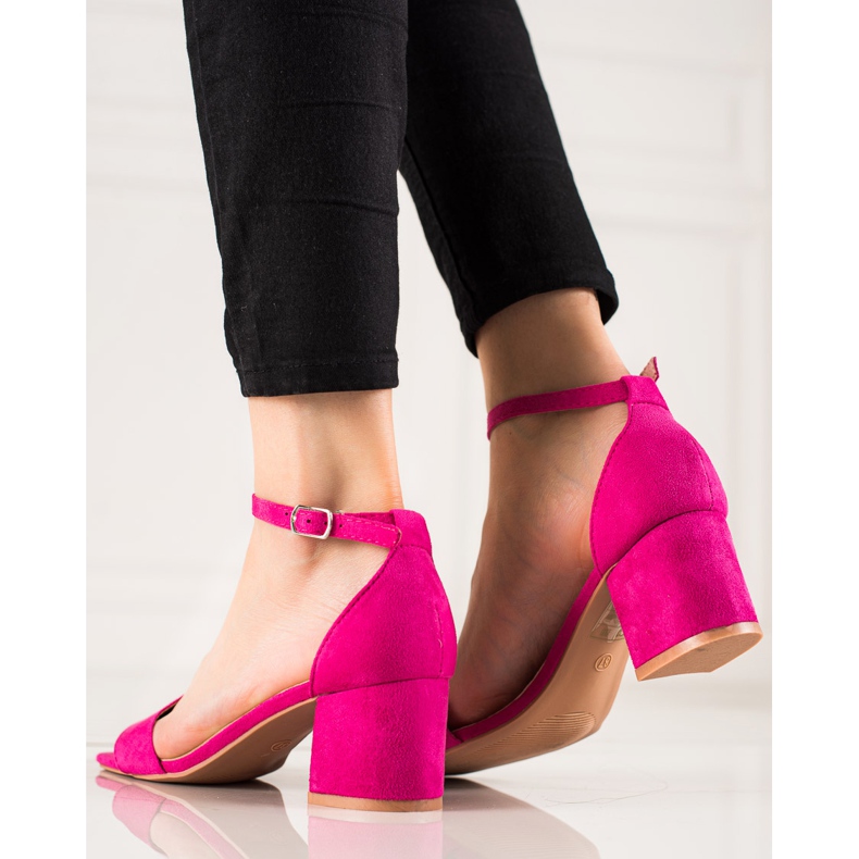 Vinceza Sandali Sui Tacchi Bassi VICEZA rosa 1