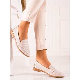 Goodin Signori in pelle traforata beige 1