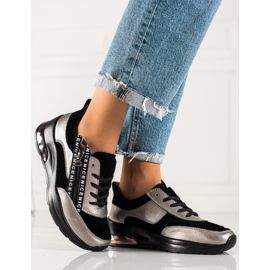Goodin Sneakers In Pelle Con Cerniera nero 2