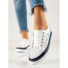 Goodin Sneakers casual in pelle bianco 2