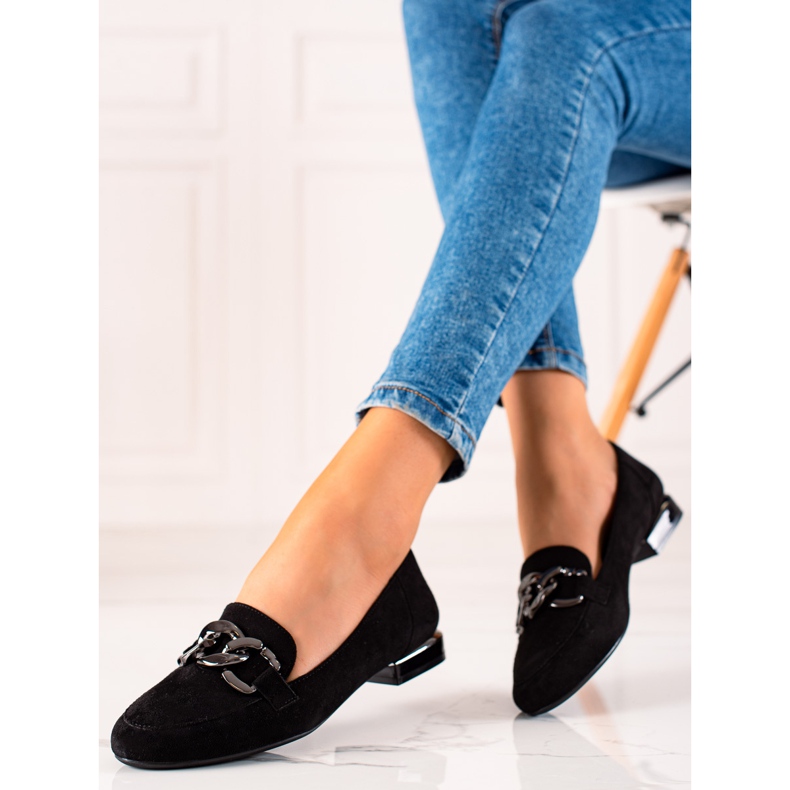 Eleganti mocassini Sergio Leone nero 1