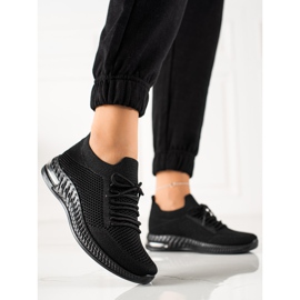 TRENDI Scarpe sportive leggere nero 1