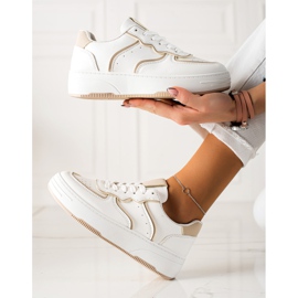 Bestelle Scarpe da ginnastica alla moda bianco 1