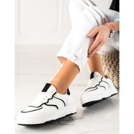 Bestelle Scarpe da ginnastica alla moda bianco 1