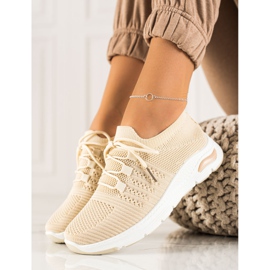 TRENDI Scarpe sportive slip-on beige 1