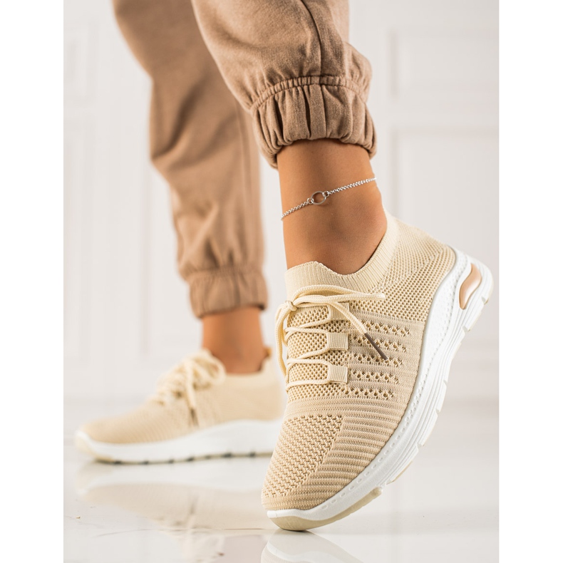 TRENDI Scarpe sportive slip-on beige 2