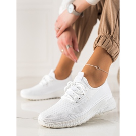 TRENDI Scarpe sportive casual bianca 1