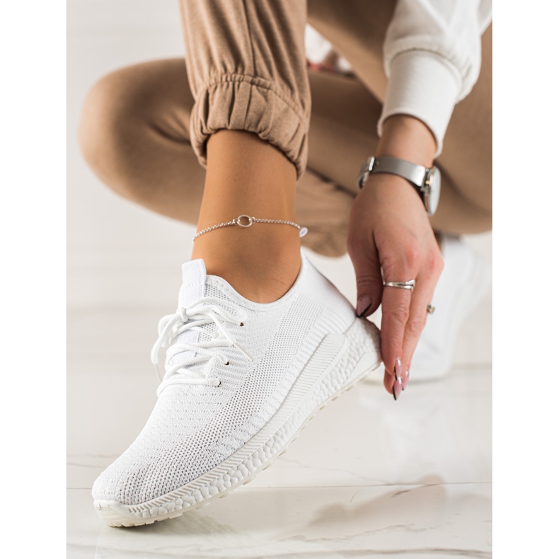 TRENDI Scarpe sportive casual bianco 2