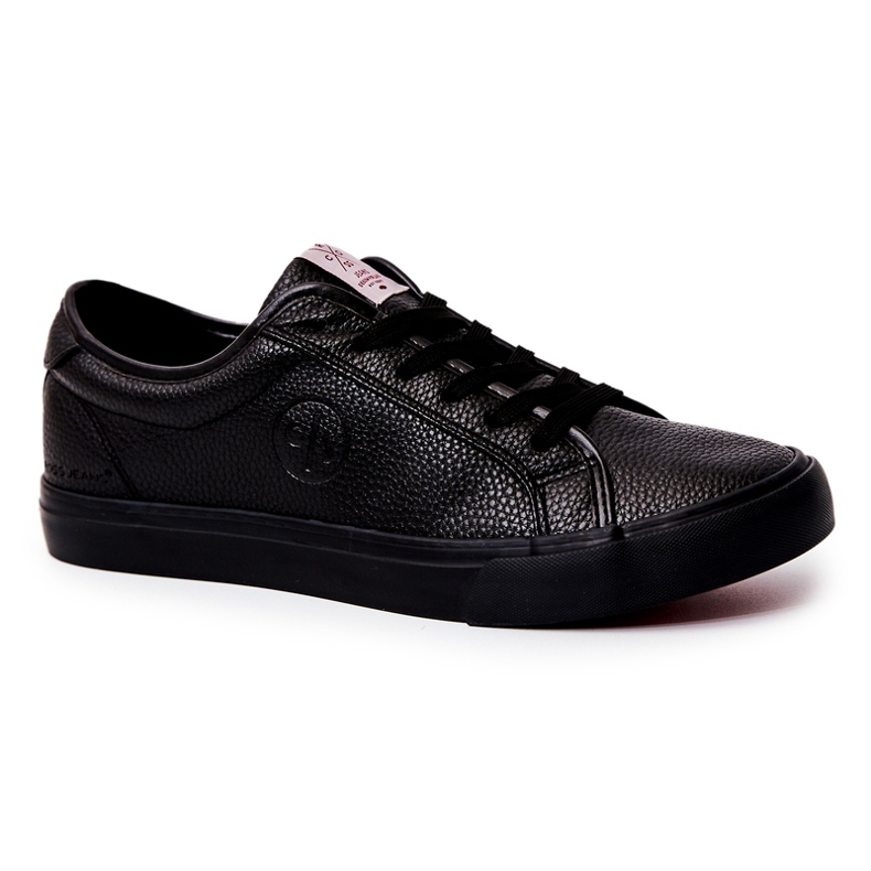 Sneakers in pelle da uomo Cross Jeans JJ1R4022C Nero 1