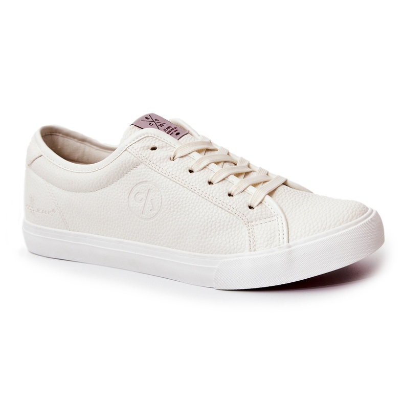 Sneakers in pelle da uomo Cross Jeans JJ1R4023C Bianche bianco 1