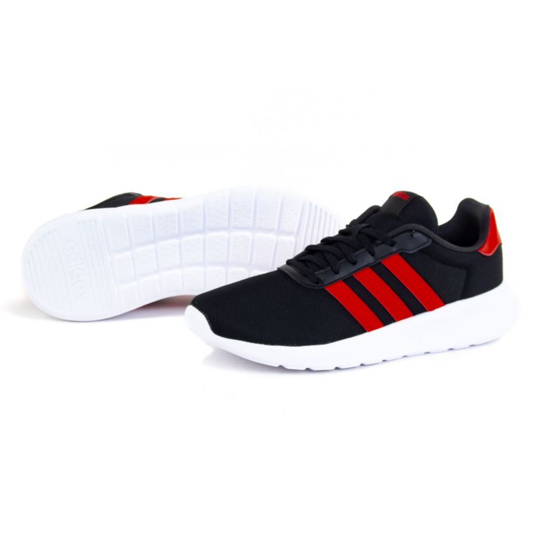 Scarpe Adidas Lite Racer 3.0 M GY3099 nero rosso 1