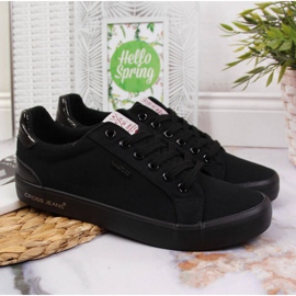 Sneakers in tessuto Cross Jeans W JJ2R4039C nere nero 2