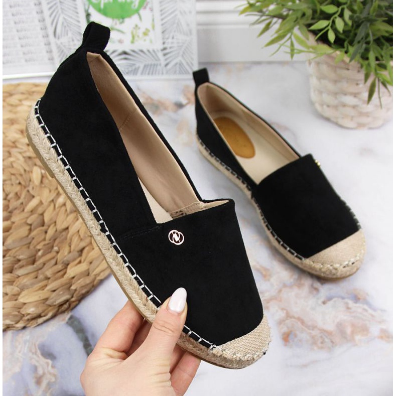 Espadrillas slip on eVento W EVE345A nero 1