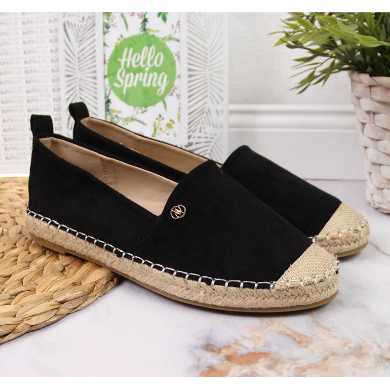 Espadrillas slip on eVento W EVE345A nero 2