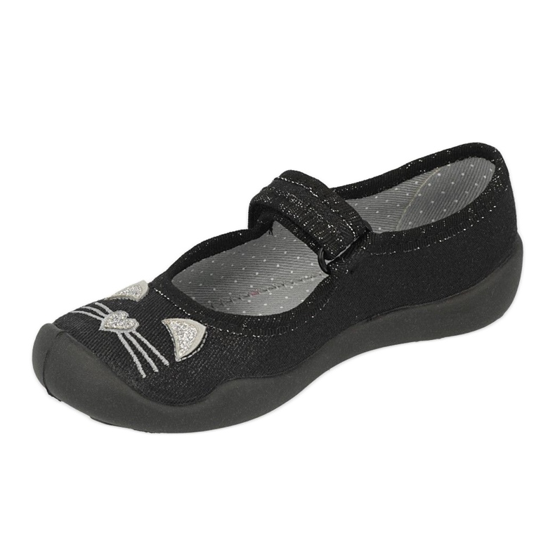 Scarpe per bambini Befado 114X450 nero argento 2