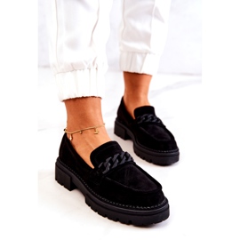 PL5 Mocassini in camoscio La.Fi Black Sapphira nero 3