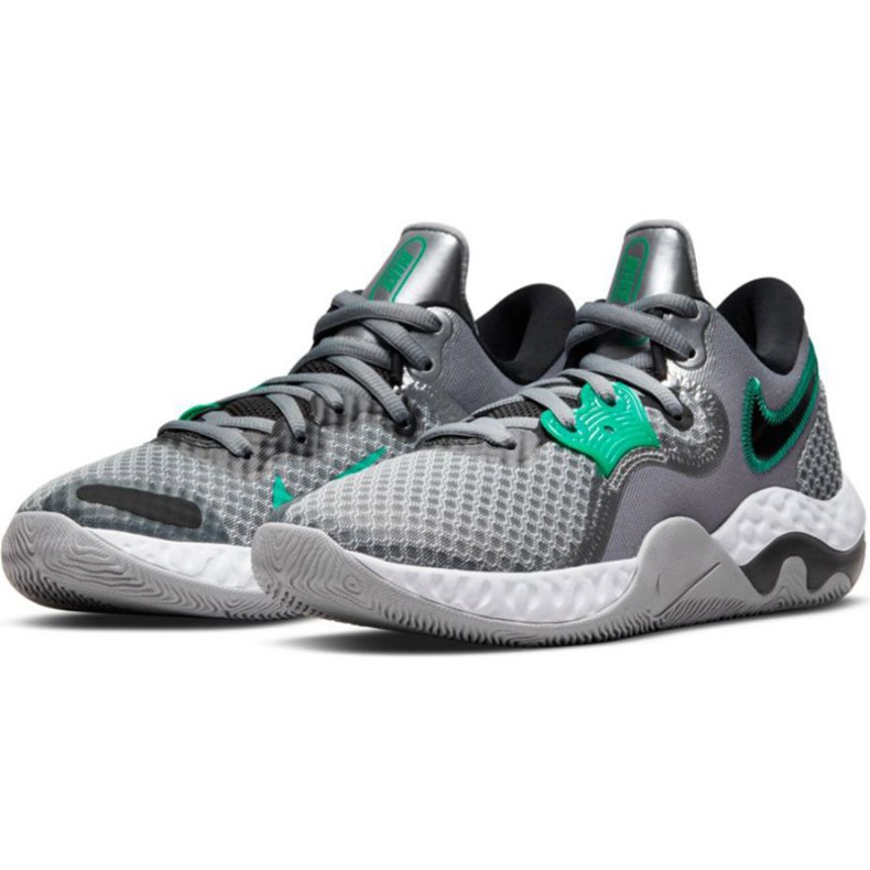 Scarpa da basket Nike Renew Elevate 2 M CW3406 005 grigio sfumature di grigio 1