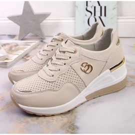 Sneakers in pelle S.Barski W OLI149 beige 2