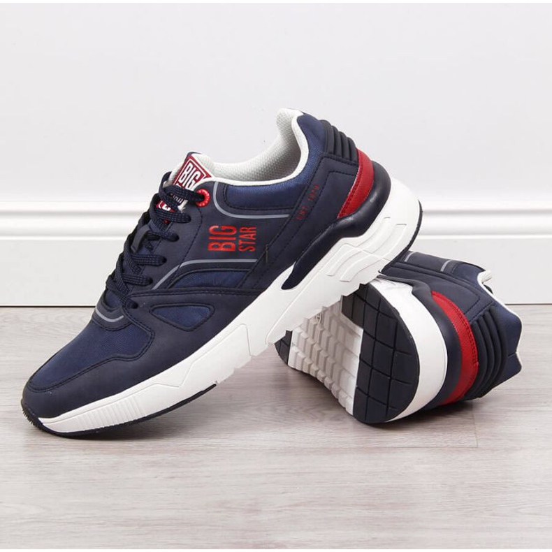 Scarpe sportive casual Big Star M JJ174277 blu navy 2