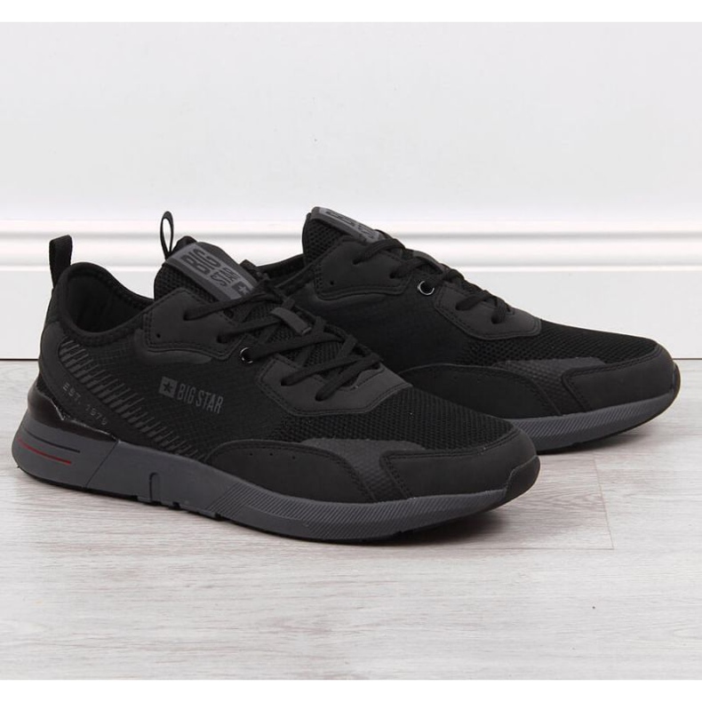 Scarpe sportive casual nere Big Star M JJ174292 nero 1