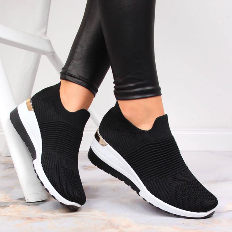 Sneakers calze slip on McKeylor W JAN95B nere nero 2