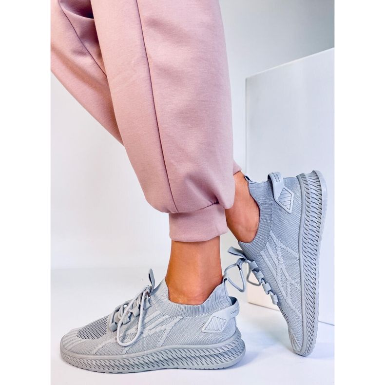 Calze sportive Zewa Grey grigio 2
