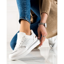 TRENDI Comode scarpe da ginnastica bianche bianca 1
