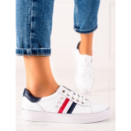 Vinceza Sneakers sportive realizzate in pelle VICEZA bianco 2