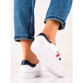 Vinceza Sneakers sportive realizzate in pelle VICEZA bianca 1