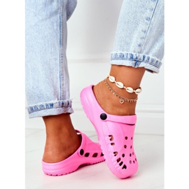Flameshoes Pantofole Donna Rosa Light Crocs Eva 4