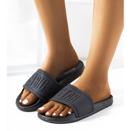 Ciabatte da donna Big Star DD274A271 nere nero 1