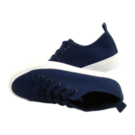 Sneaker per bambini dell'Atletico WY20761 Blu navy 4