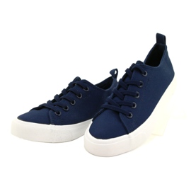 Sneaker per bambini dell'Atletico WY20761 Blu navy 2