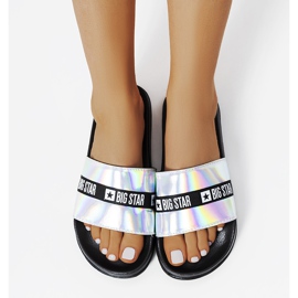 Ciabatte argento Big Star GG274A005 d'argento 1