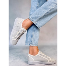 Grey Trest Sneakers chanelki grigie grigio 2