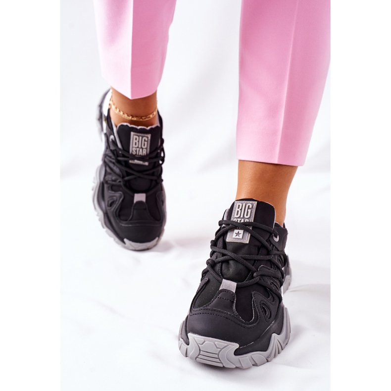 Scarpe sportive da donna Memory Foam Big Star II274089 Nero 2